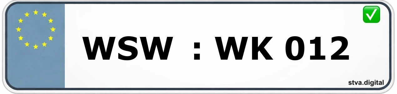 Kfz-Kennzeichen-Kürzel WSW – wird in Görlitz verwendet