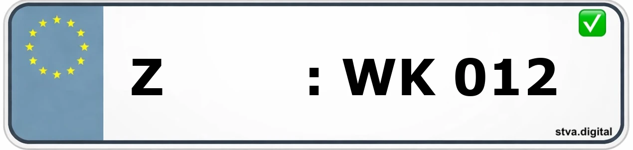 Kfz-Kennzeichen-Kürzel Z – wird in Werdau verwendet