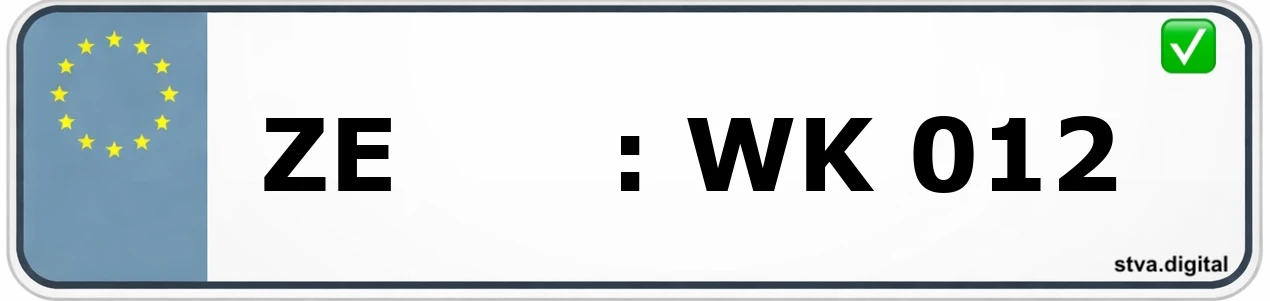 Kfz-Kennzeichen-Kürzel ZE – wird in Bitterfeld-Wolfen verwendet