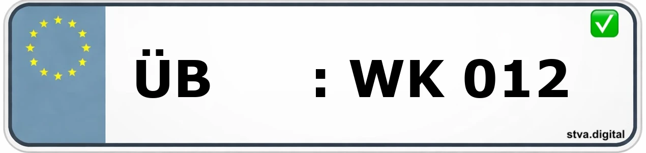 Kfz-Kennzeichen-Kürzel ÜB – wird in Bad Saulgau verwendet