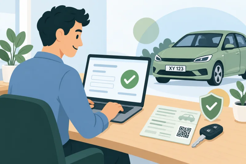 Fahrzeug online zulassen