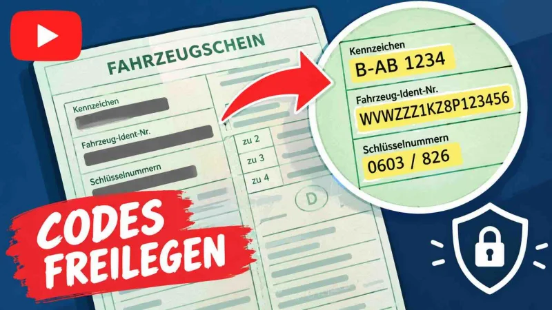 Anleitungsvideo zum Freilegen der Sicherheitscodes