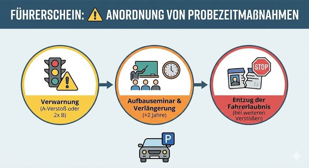Anordnung von Probezeitmaßnahmen