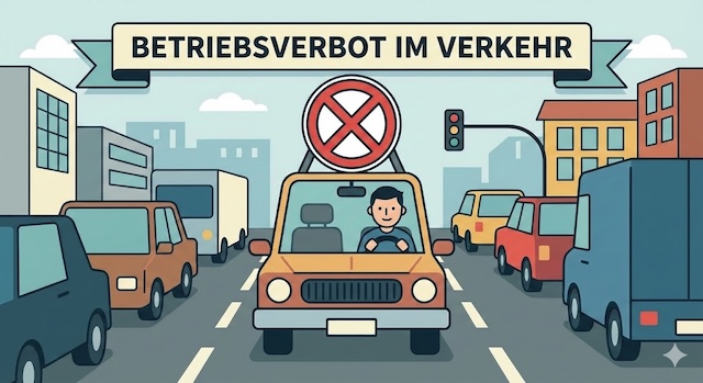 Betriebsverbot im Strassenverkehr