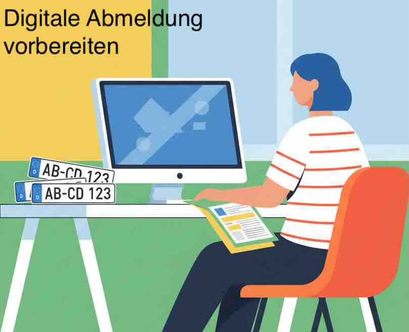 Digitale Abmeldung vorbereiten