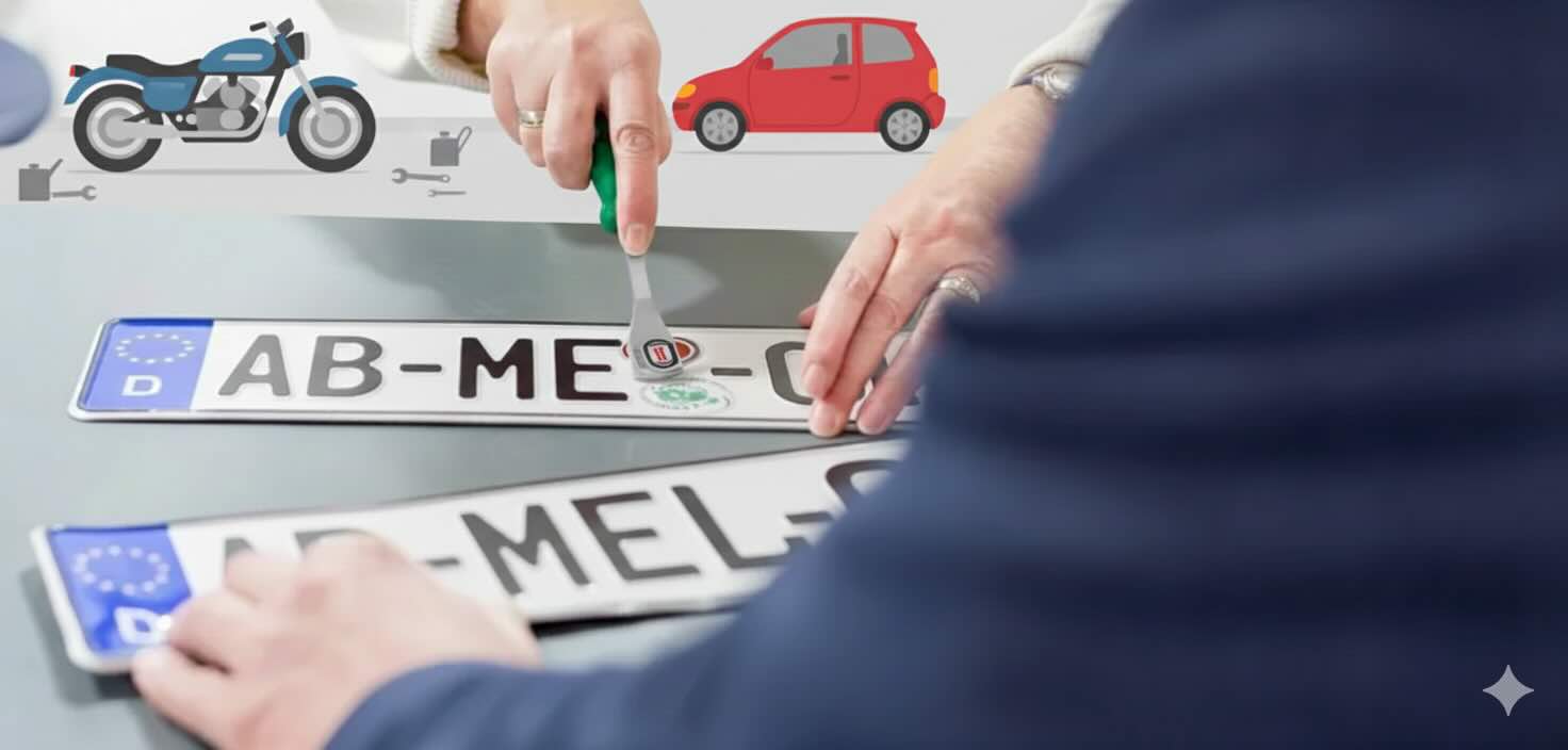 Fahrzeugarten bei Online-Abmeldung