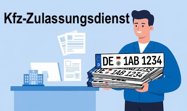 Zulassungsdienste nehmen Ihnen den gesamten Behördengang ab – egal ob Kfz-Zulassung, Überführungskennzeichen oder Abmeldung. Sie prüfen alle Unterlagen, erledigen die Formalitäten meist innerhalb weniger Stunden und prägen direkt vor Ort die Kennzeichen – ganz ohne dass Sie selbst zur Zulassungsstelle fahren müssen.