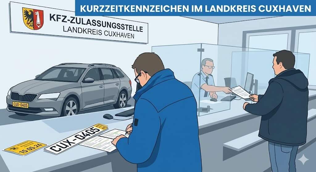 Kurzzeitkennzeichen im Landkreis Cuxhaven