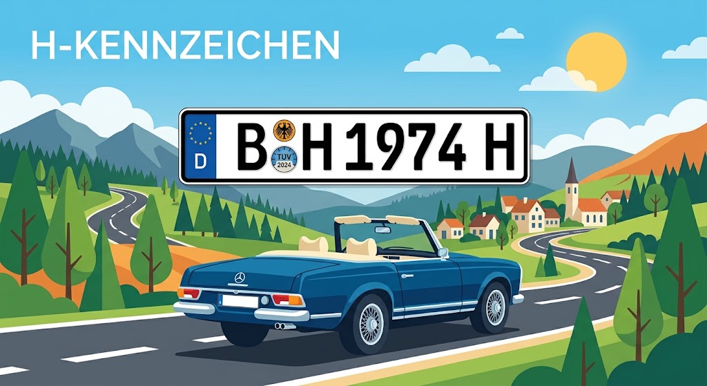 Oldtimer mit historischem H-Kennzeichen