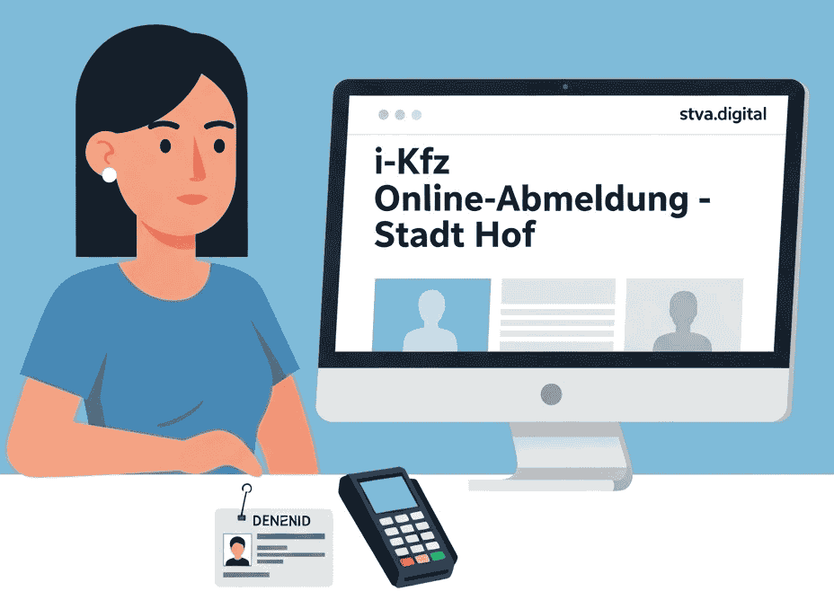 Online Abmeldung für Stadt Hof