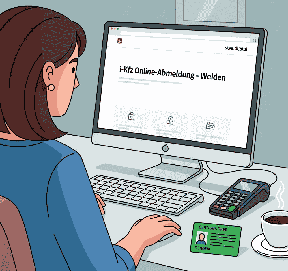 Online Abmeldung für Weiden