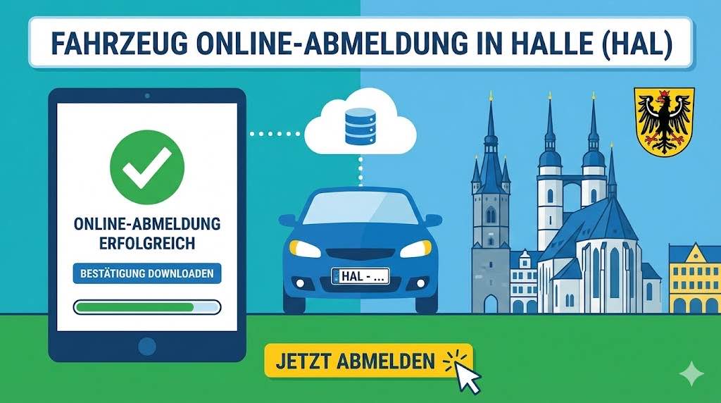 Online-Abmeldung in Halle