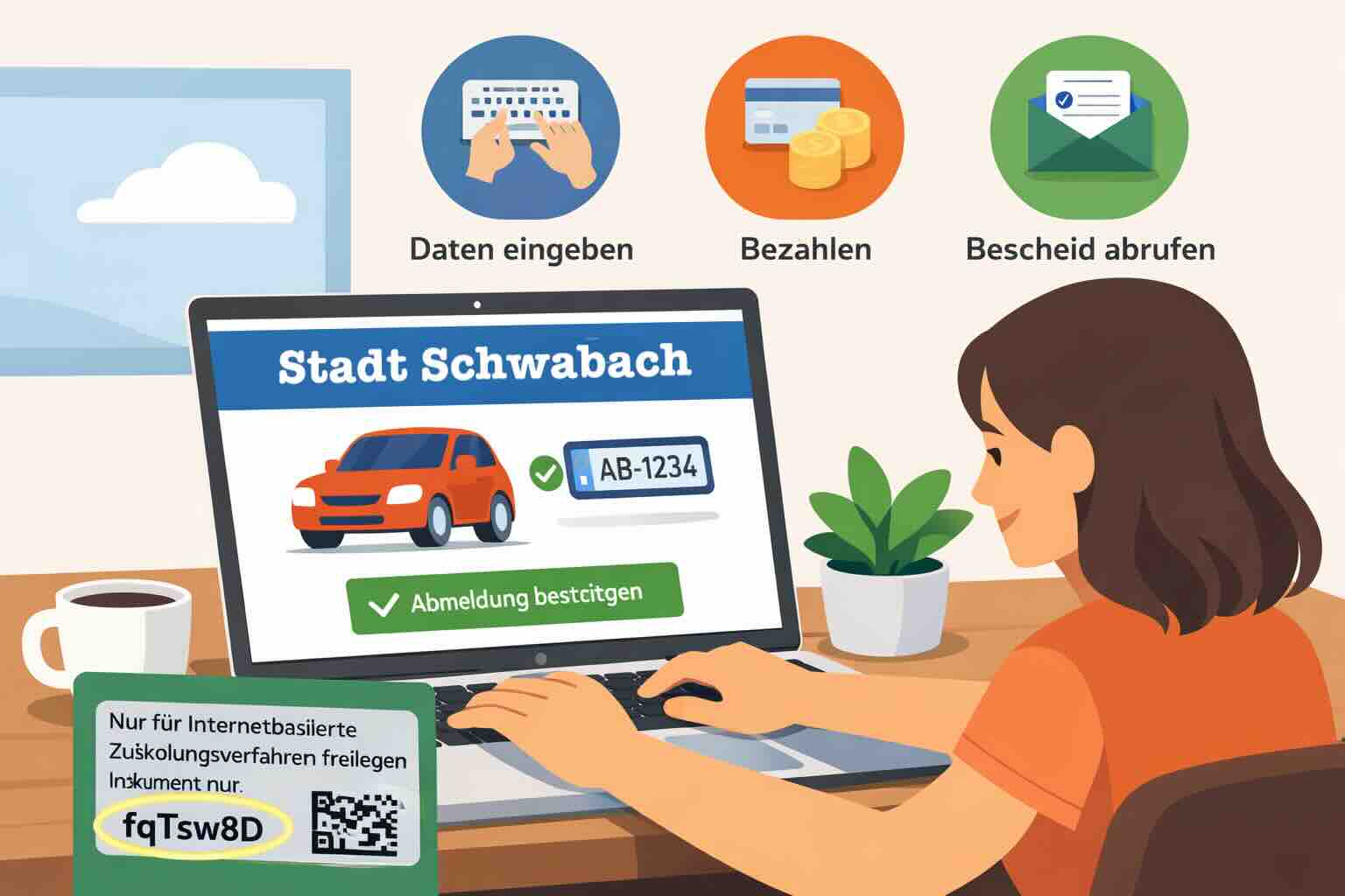 Online-Abmeldung in Schwabach