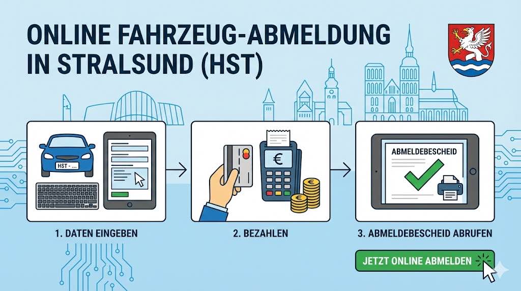 Online Abmeldung in Stralsund