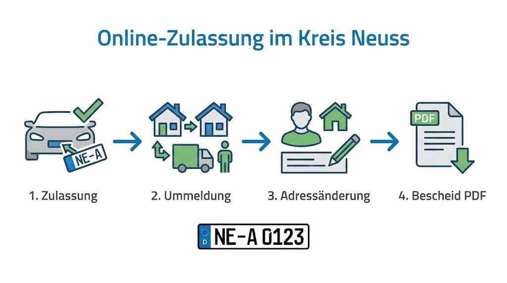 Online-Zulassung im Kreis Neuss