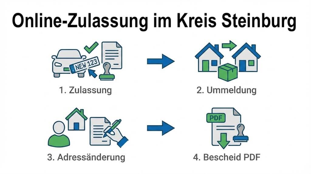 Online-Zulassung im Kreis Steinburg