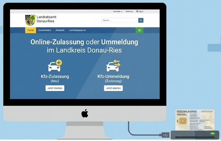 Online-Zulassung im Landkreis Donau-Ries