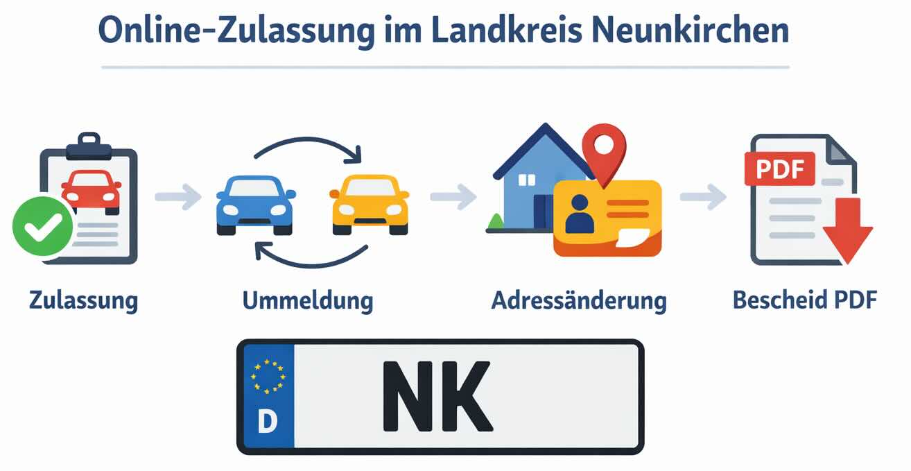 Online-Zulassung im Landkreis Neunkirchen