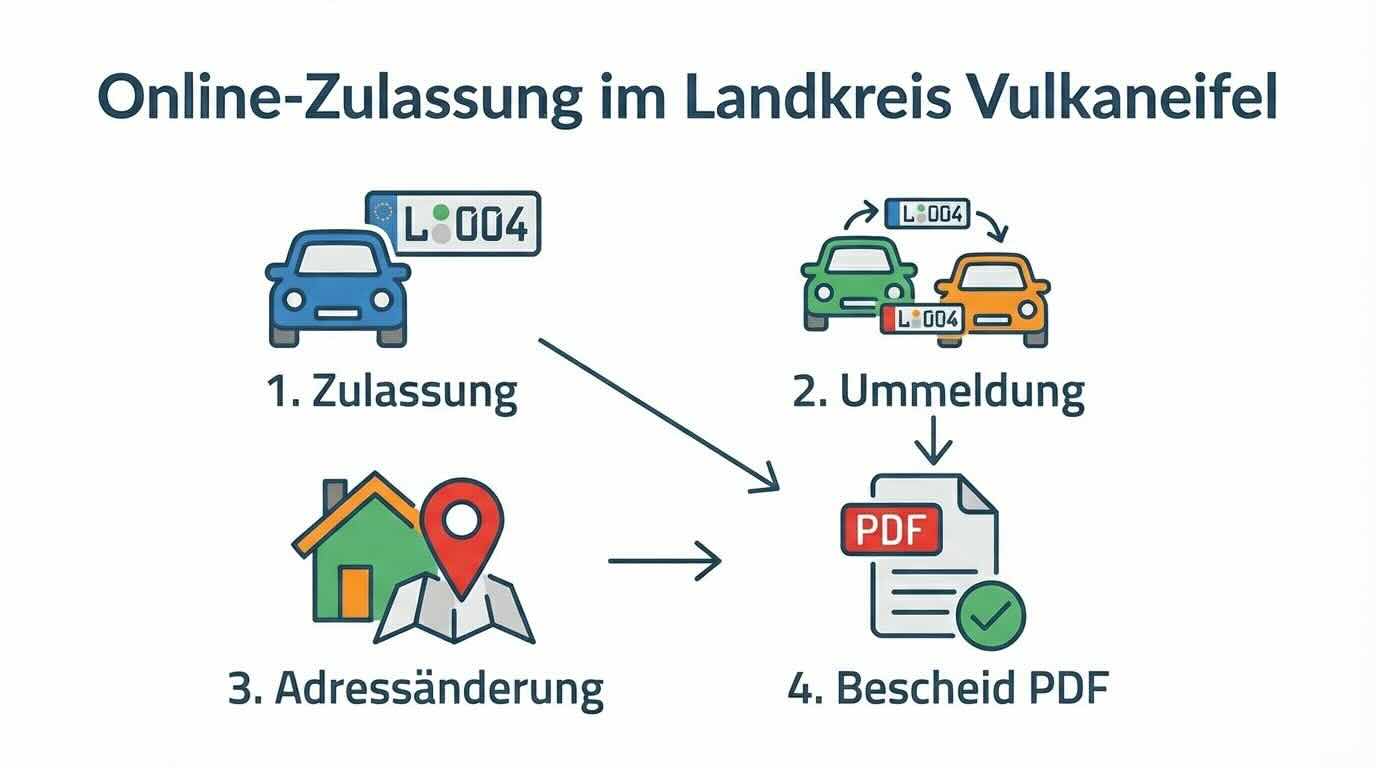 Online-Zulassung im Landkreis Vulkaneifel