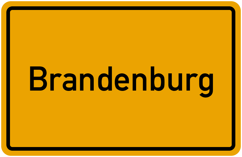 Ortsschild Brandenburg