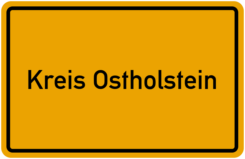 Ortsschild Kreis Ostholstein