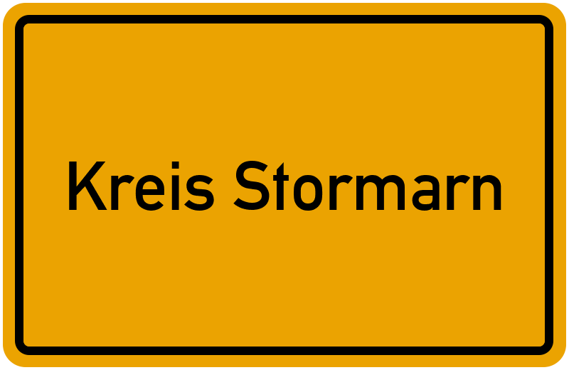 Ortsschild Kreis  Stormarn