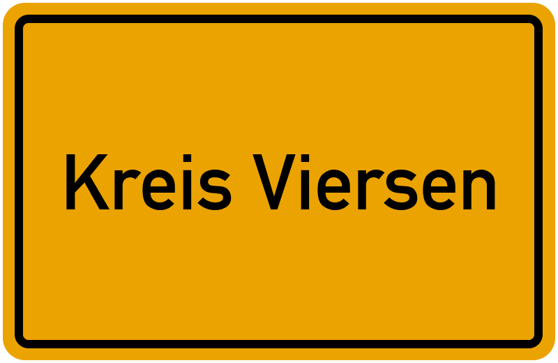 Ortsschild Kreis Viersen