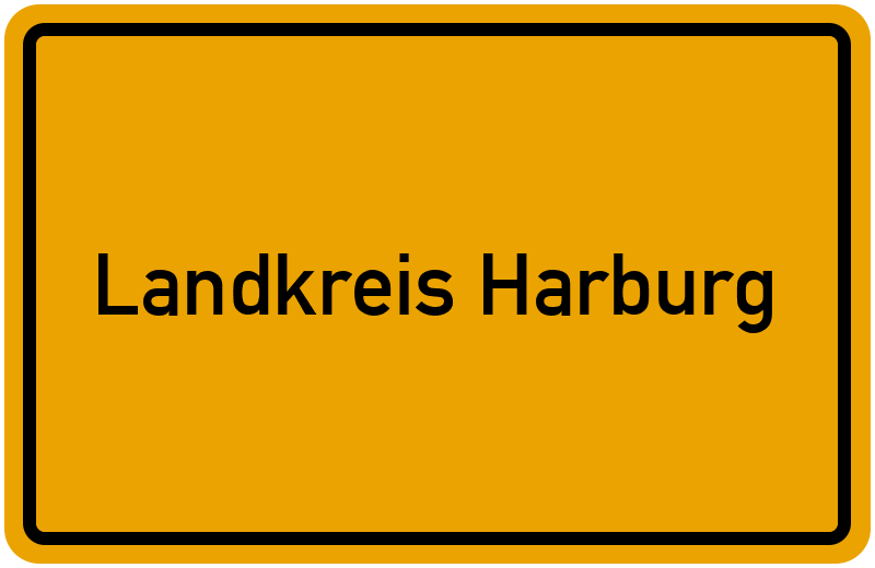 Ortsschild Landkreis Harburg