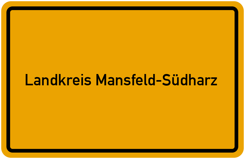 Landkreis Mansfeld-Südharz