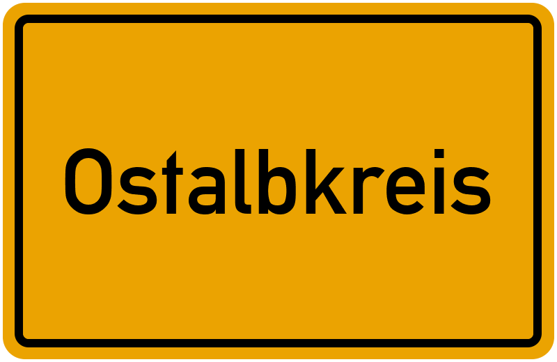 Ortsschild Ostalbkreis