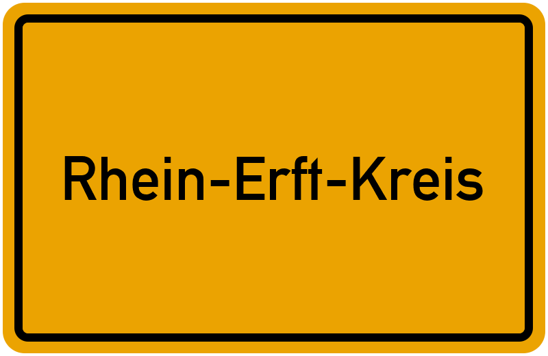 Ortsschild Rhein-Erft-Kreis