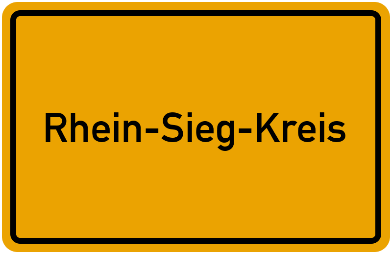 Ortsschild Rhein-Sieg-Kreis