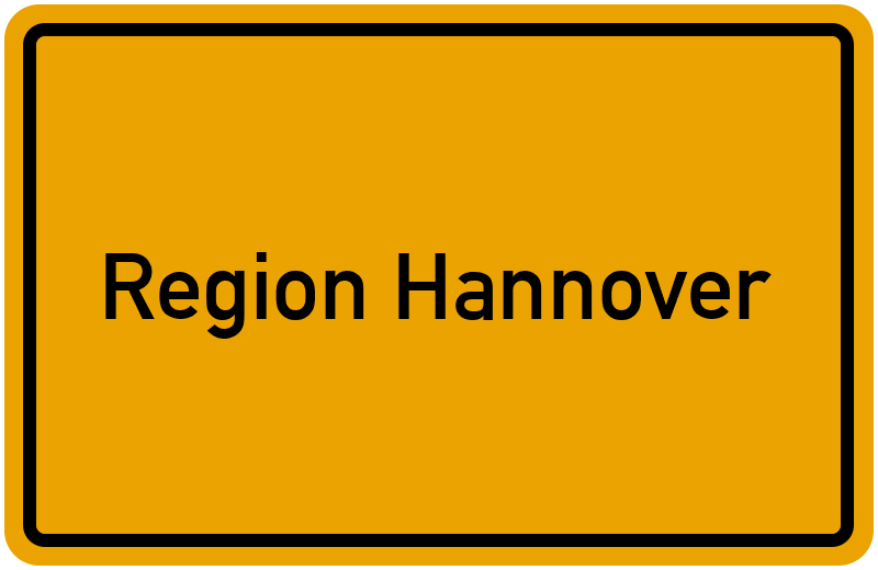Ortsschlid Region Hannover