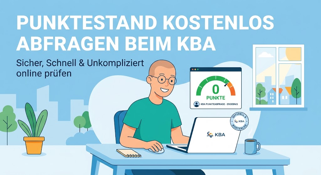 Punktestand kostenlos beim Kraftfahrt-Bundesamt abfragen