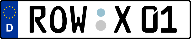 ROW: Dieses Kürzel steht für Rotenburg (an der Wümme)
