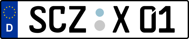 SCZ: Dieses Kürzel steht für Schleiz
