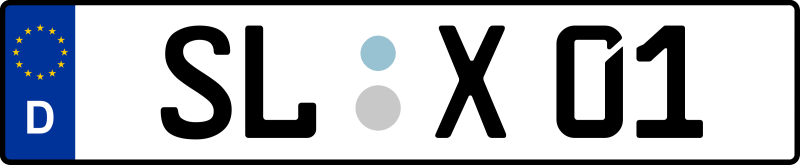 SL- Steht für Schleswig (Kreisstadt des Kreises Schleswig-Flensburg)