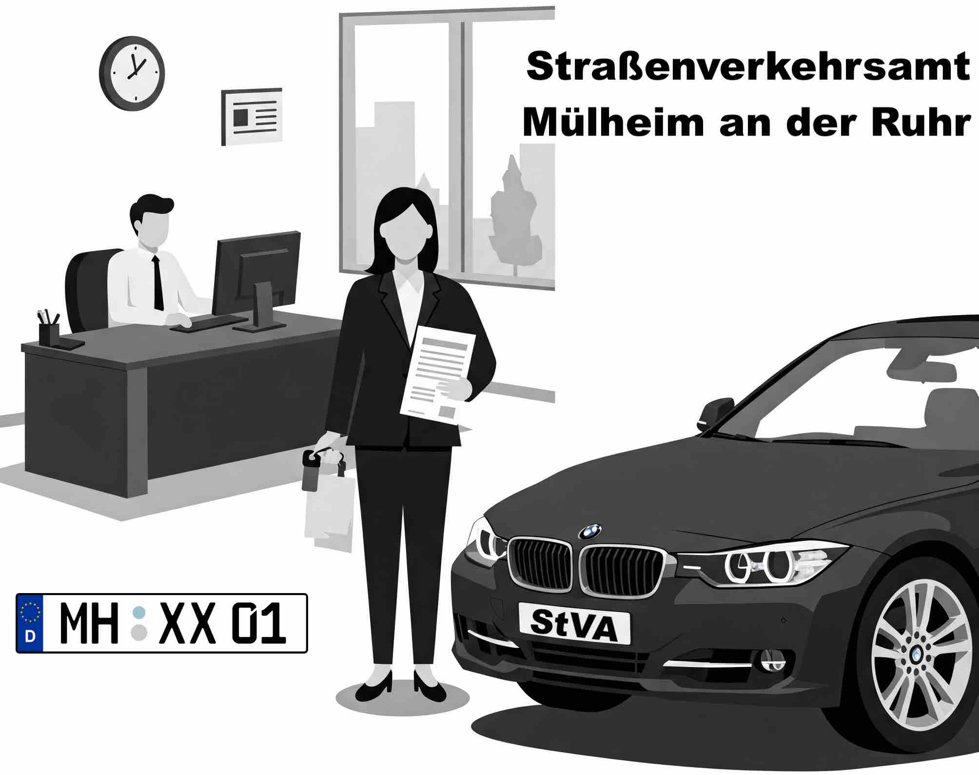 Kfz-Zulassungsstelle Mülheim an der Ruhr: Kfz: An-, Um- und Abmeldung