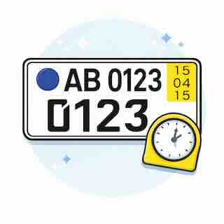 Überführung mit Kurzzeitkennzeichen