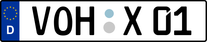 VOH: Dieses Kürzel steht für Vohenstrauß