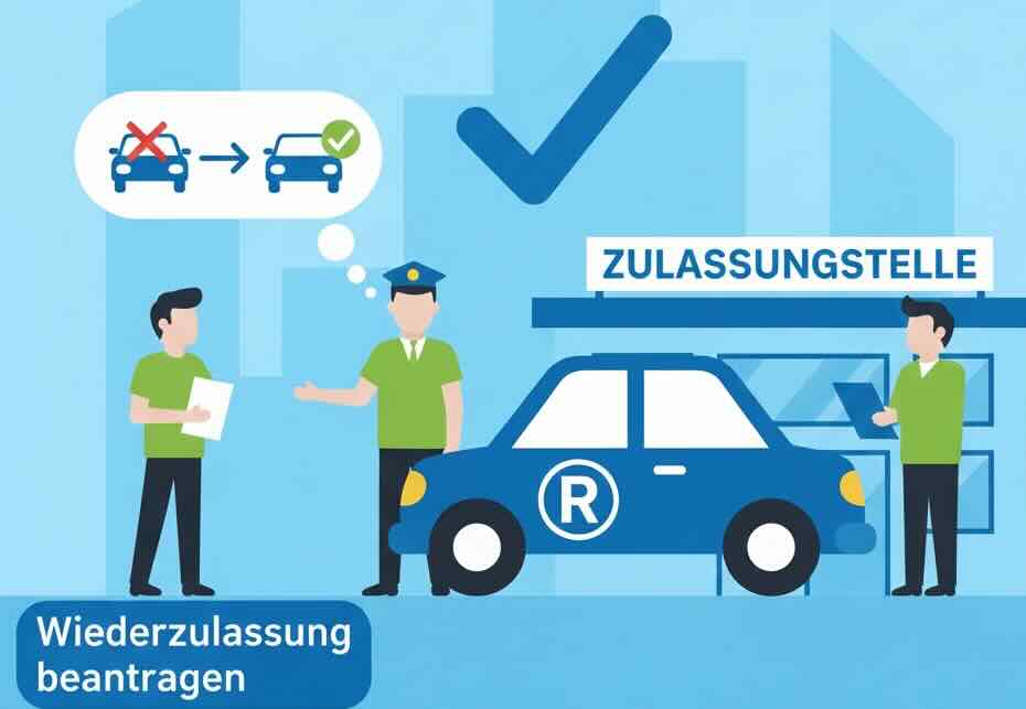 Wiederzulassung beantragen