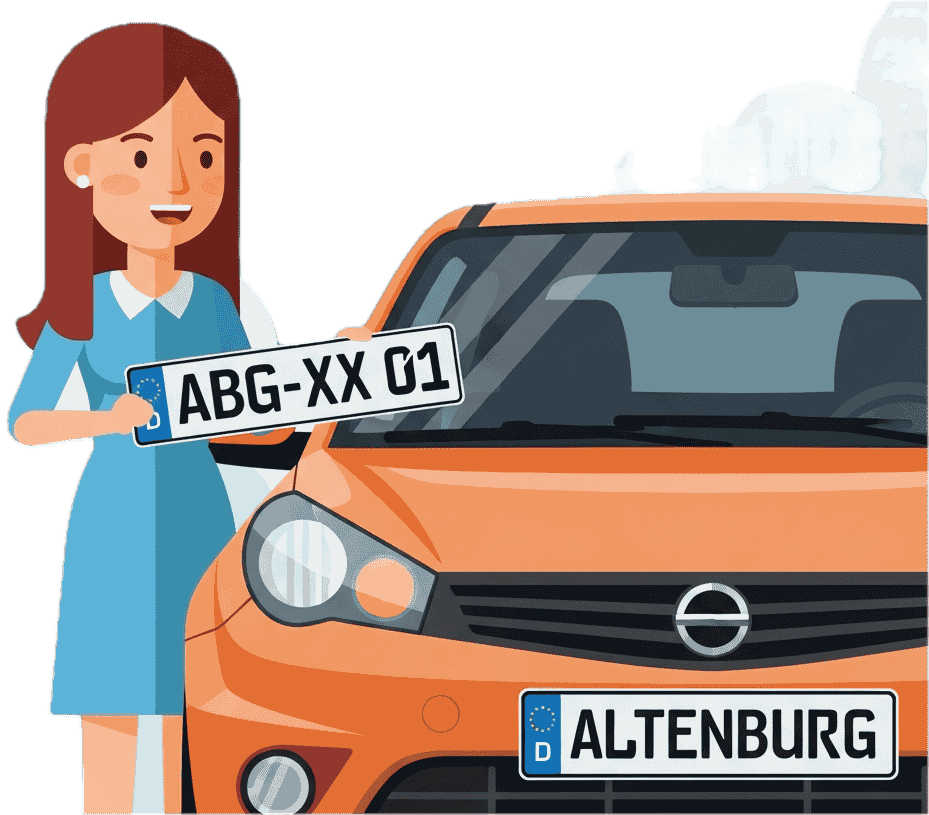 Wunschkennzeichen - Altenburg