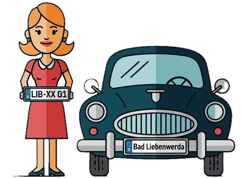 Wunschkennzeichen Bad-Liebenwerda