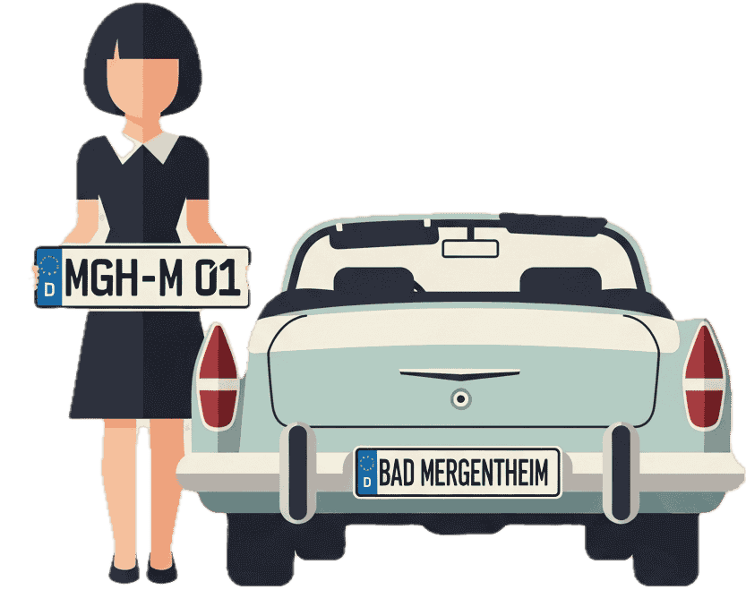Wunschkennzeichen Bad Mergentheim