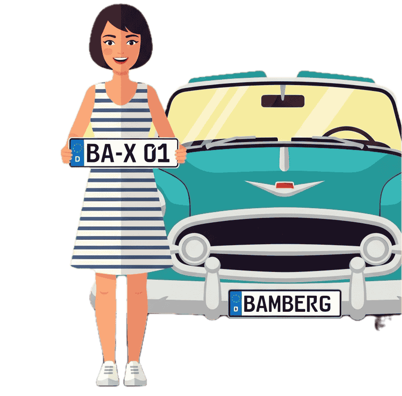 Wunschkennzeichen - Bamberg