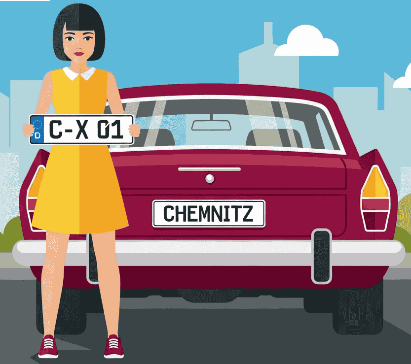 Wunschkennzeichen - Chemnitz