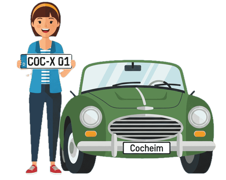 Wunschkennzeichen - Cochem-Zell