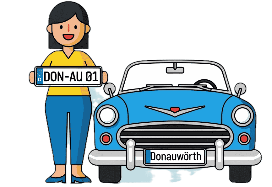 Wunschkennzeichen-Donauwörth