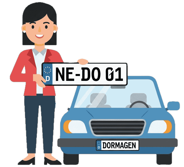 Wunschkennzeichen - Dormagen