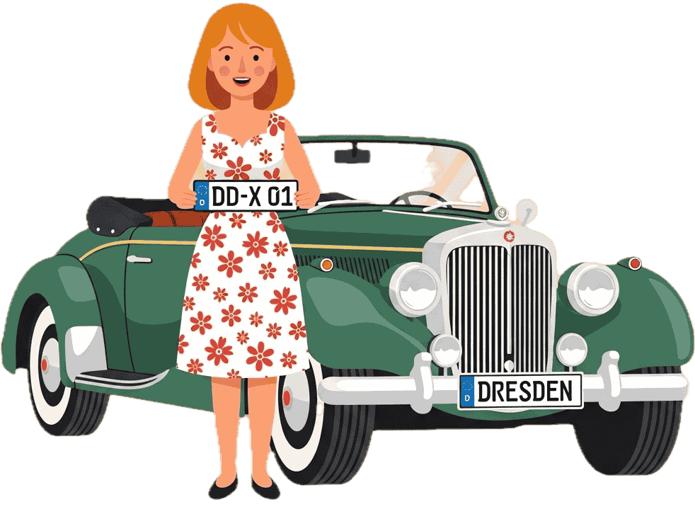 Wunschkennzeichen - Dresden